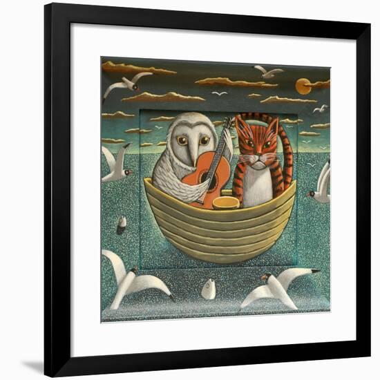 Elegant Fowl, 2015-PJ Crook-Framed Premium Giclee Print