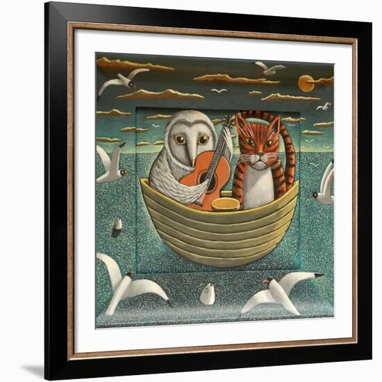 Elegant Fowl, 2015-PJ Crook-Framed Premium Giclee Print