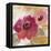 Elegant Fresco Floral Gold Flower II-Silvia Vassileva-Framed Stretched Canvas