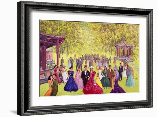 Elegant Garden Ball, 1996-Komi Chen-Framed Premium Giclee Print