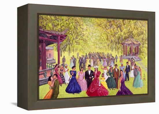 Elegant Garden Ball, 1996-Komi Chen-Framed Premier Image Canvas