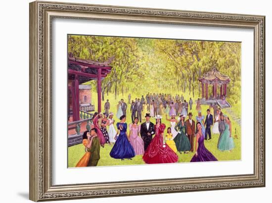 Elegant Garden Ball, 1996-Komi Chen-Framed Giclee Print