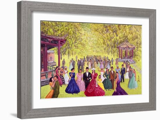 Elegant Garden Ball, 1996-Komi Chen-Framed Giclee Print