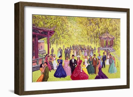 Elegant Garden Ball, 1996-Komi Chen-Framed Giclee Print