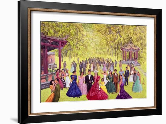 Elegant Garden Ball, 1996-Komi Chen-Framed Giclee Print