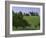 Elegant Horse Barn Atop Hill, Woodford County, Kentucky, USA-Dennis Flaherty-Framed Photographic Print