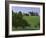 Elegant Horse Barn Atop Hill, Woodford County, Kentucky, USA-Dennis Flaherty-Framed Photographic Print