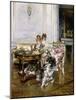 Elegant Ladies in an Interior, C.1875-Giovanni Boldini-Mounted Giclee Print