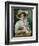 Elegant Lady with a Bouquet of Roses-Emile Vernon-Framed Giclee Print