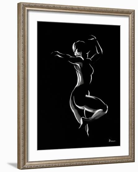 Elegant Lines III-Deborah Pearce-Framed Giclee Print