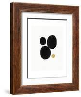 Elegant Modern Abstract V-Linda Woods-Framed Art Print