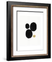 Elegant Modern Abstract V-Linda Woods-Framed Art Print