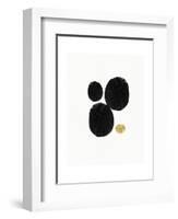 Elegant Modern Abstract V-Linda Woods-Framed Art Print