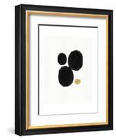 Elegant Modern Abstract V-Linda Woods-Framed Art Print