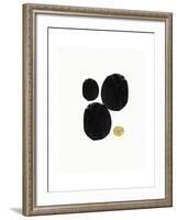 Elegant Modern Abstract V-Linda Woods-Framed Art Print