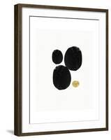 Elegant Modern Abstract V-Linda Woods-Framed Art Print