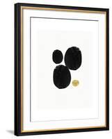 Elegant Modern Abstract V-Linda Woods-Framed Art Print
