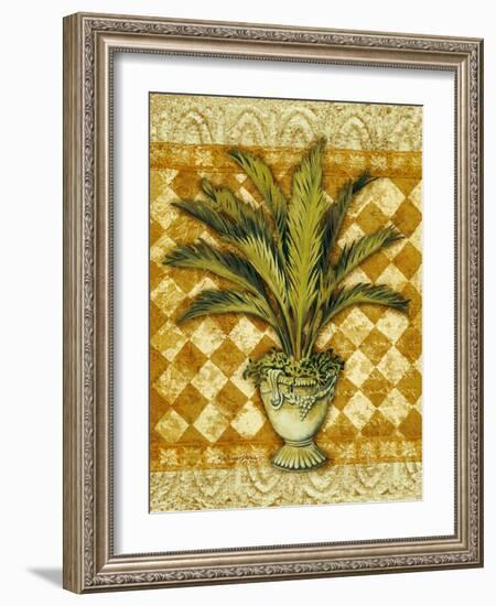 Elegant Palms I-Kathleen Denis-Framed Art Print