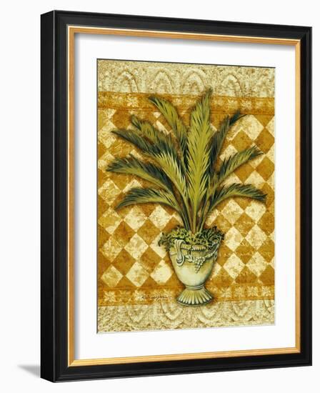 Elegant Palms I-Kathleen Denis-Framed Art Print