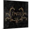 Elegant Paris Gold I-Linda Baliko-Mounted Art Print