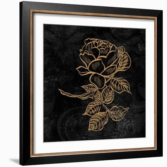 Elegant Paris Gold VI-Linda Baliko-Framed Art Print