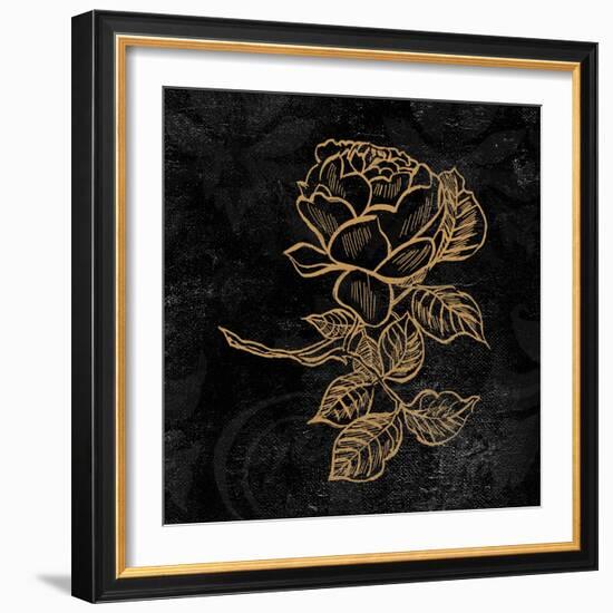 Elegant Paris Gold VI-Linda Baliko-Framed Art Print