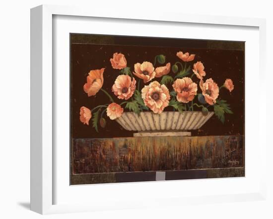 Elegant Poppies-Jillian Jeffrey-Framed Art Print