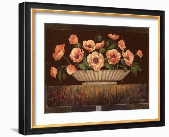 Elegant Poppies-Jillian Jeffrey-Framed Art Print