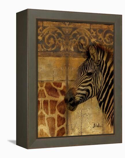 Elegant Safari I (Zebra)-Patricia Pinto-Framed Stretched Canvas