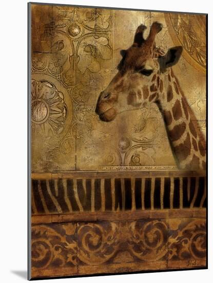 Elegant Safari III (Giraffe)-Patricia Pinto-Mounted Art Print