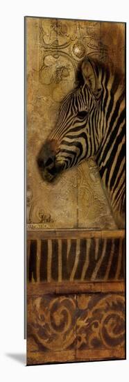 Elegant Safari Panel I (Zebra)-Patricia Pinto-Mounted Art Print