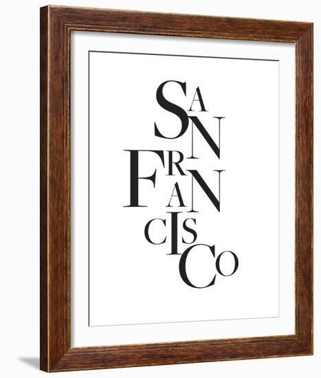 Elegant San Francisco-Joni Whyte-Framed Giclee Print