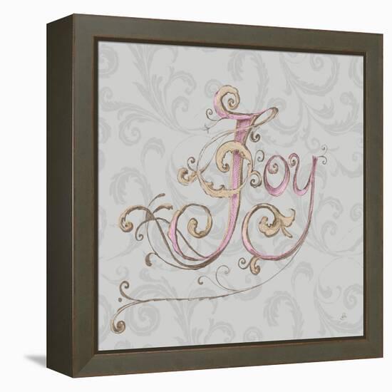 Elegant Season Joy Grey Pink-Daphne Brissonnet-Framed Stretched Canvas