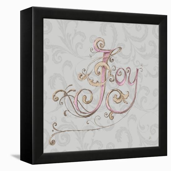 Elegant Season Joy Grey Pink-Daphne Brissonnet-Framed Stretched Canvas