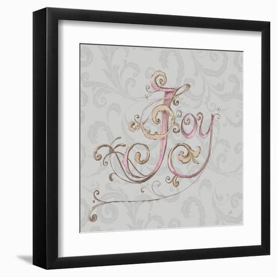 Elegant Season Joy Grey Pink-Daphne Brissonnet-Framed Art Print