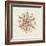 Elegant Season Snowflake I Pink-Daphne Brissonnet-Framed Art Print