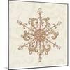 Elegant Season Snowflake IV Pink-Daphne Brissonnet-Mounted Art Print