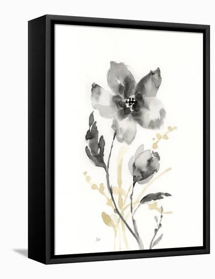 Elegant Silhouette I-null-Framed Stretched Canvas