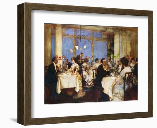 Elegant Soiree-Albert Chevallier Tayler-Framed Giclee Print