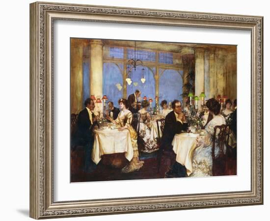 Elegant Soiree-Albert Chevallier Tayler-Framed Giclee Print