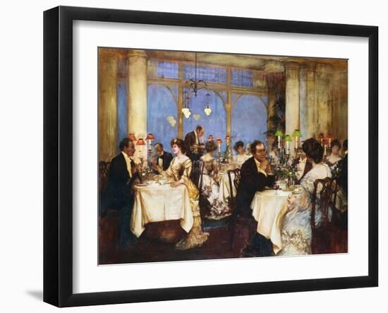 Elegant Soiree-Albert Chevallier Tayler-Framed Giclee Print