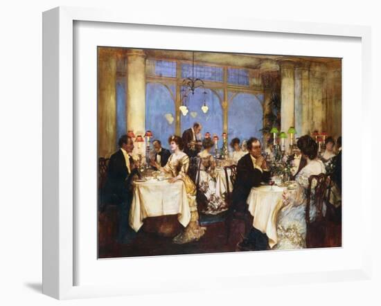 Elegant Soiree-Albert Chevallier Tayler-Framed Giclee Print