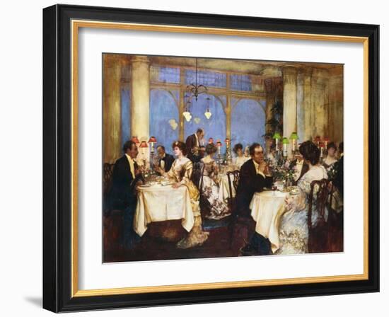 Elegant Soiree-Albert Chevallier Tayler-Framed Giclee Print