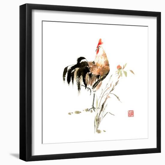 Elegant Squire-Nan Rae-Framed Art Print