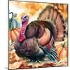 Elegant Thanksgiving Turkey I-Nicole DeCamp-Mounted Art Print