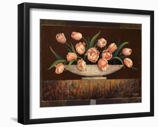 Elegant Tulips-Jillian Jeffrey-Framed Art Print