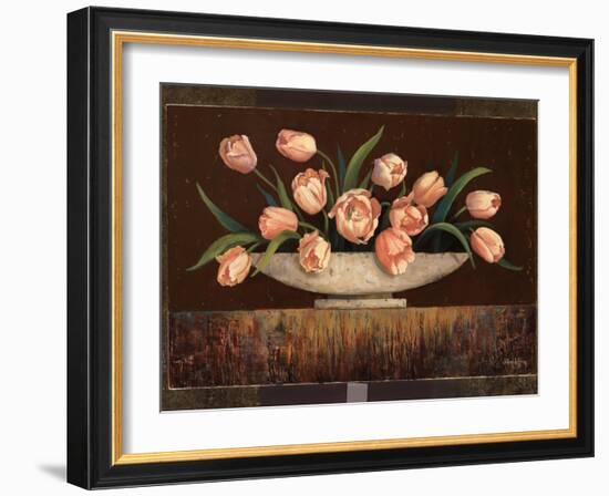 Elegant Tulips-Jillian Jeffrey-Framed Art Print