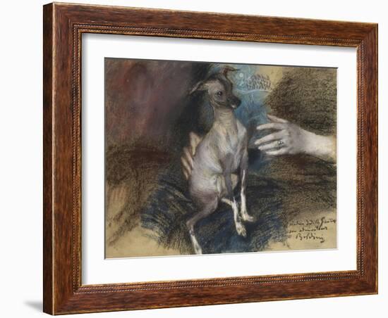 Elegante Au Chien-Giovanni Boldini-Framed Giclee Print