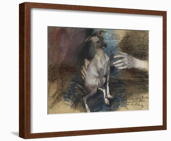 Elegante Au Chien-Giovanni Boldini-Framed Giclee Print