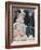 Elegante et Pierrot-Gerda Wegener-Framed Giclee Print